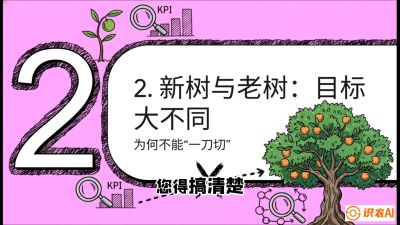第3节：【春肥策略】开春底肥：新树&ldquo;扩版图&rdquo;，老树&ldquo;点引擎&rdquo;，课程：《柑橘底肥&ldquo;翻身账&rdquo;：从改土到高产的实战全书》