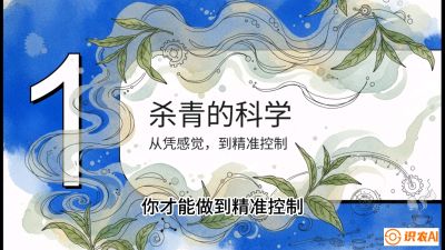第05节（加工篇）：决胜2分钟：用&ldquo;数字温控&rdquo;破解杀青不匀，复刻大师级手工口感，课程：《茶金时代：从&ldquo;看天吃饭&rdquo;到&ldquo;精准控局&rdquo;的茶叶高产提质实战课》