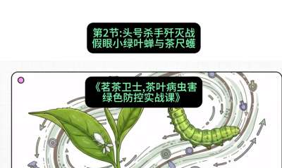 第02节：头号杀手歼灭战&mdash;&mdash;假眼小绿叶蝉与茶尺蠖，课程：《茗茶卫士&mdash;&mdash;茶叶病虫害绿色防控实战课》#识农AI
